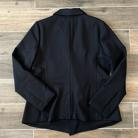 NEW! Spanx The Perfect Asymmetrical Blazer Classic Black Size XL - Picture 7 of 11